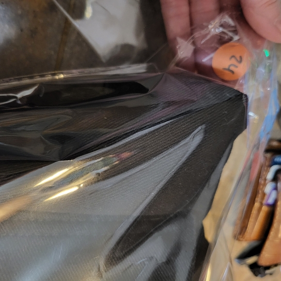 Black Jean Jacket Women's XL Silver Buttons - Picture 8 of 8